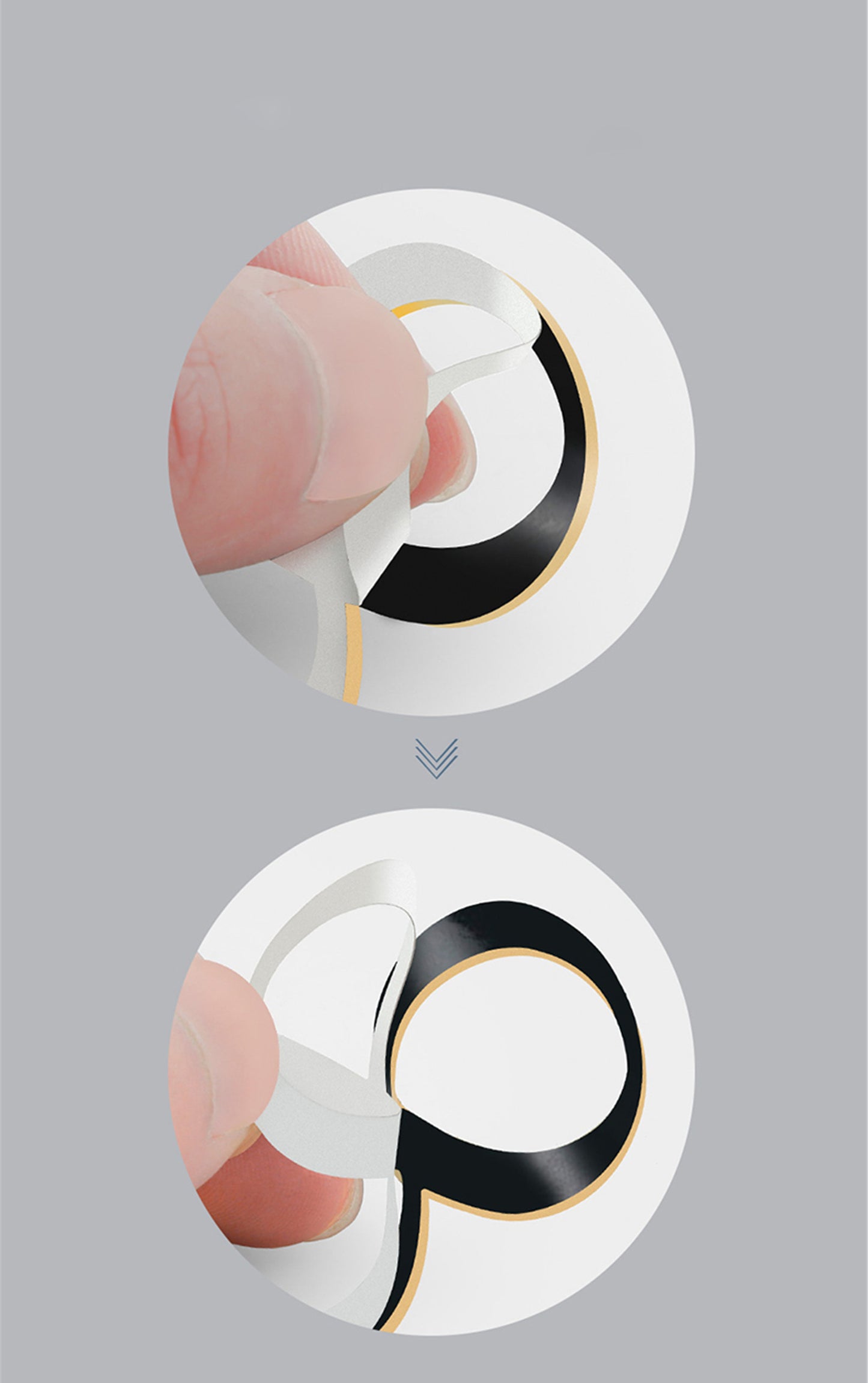 Self-adhesive Brass House Door Numbers for Address Door Mailbox Decor Modern Golden House Numbers