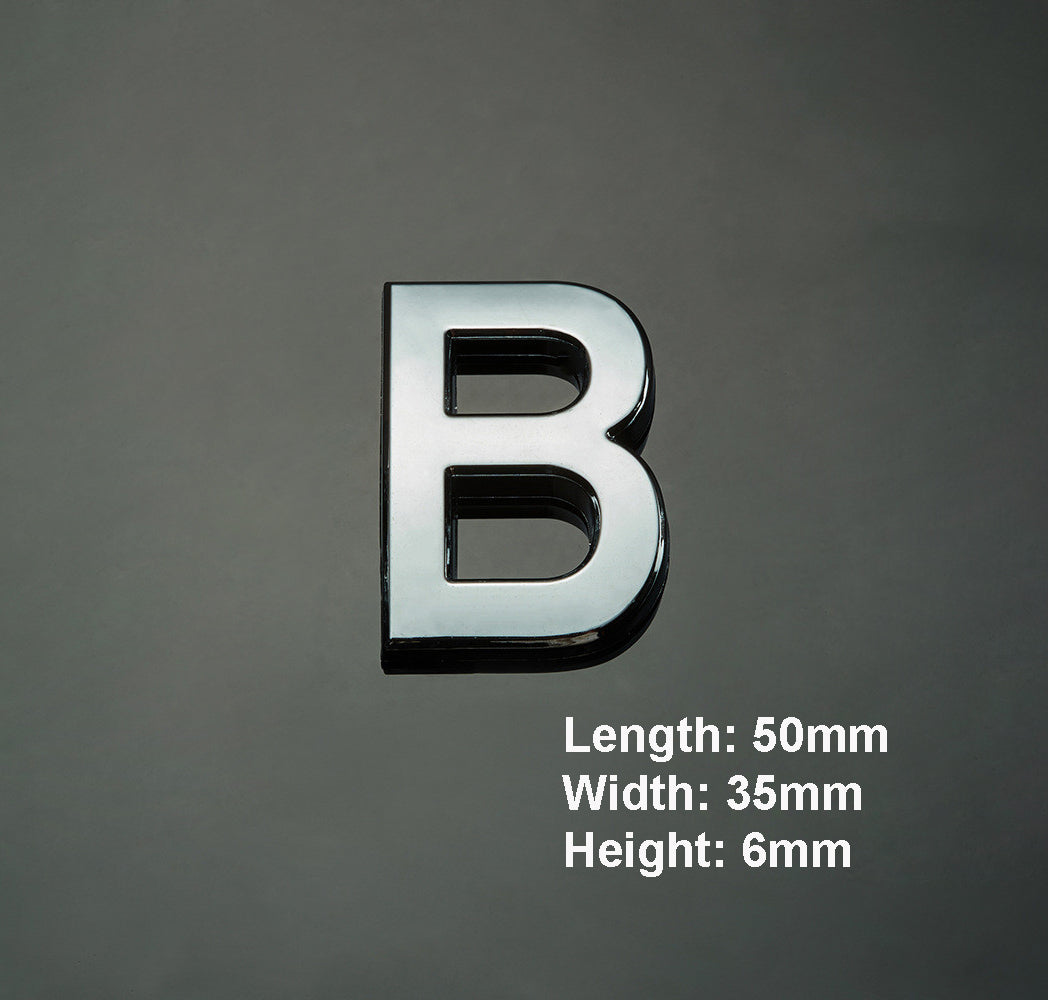 Self-adhesive House Numbers Symbols Alphabet for Address Door Mailbox Decor Modern House Numbers