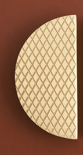 Semicircle Brass Drawer Pulls Door Handles Wardrobe Cupboard Bookcase Kitchen Cabinet Dresser Gold Pulls Modern Home Decor