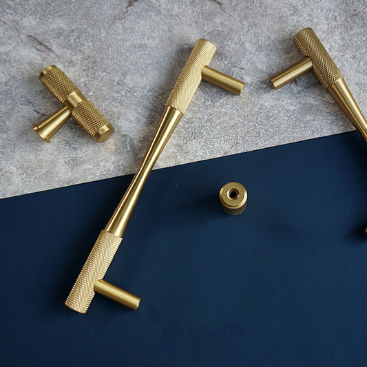 Solid Brass Drawer Pulls Modern Gold Knobs Drawer Handles Cupboard Cabinet wardrobe Dresser Pull Hardware Home Decor