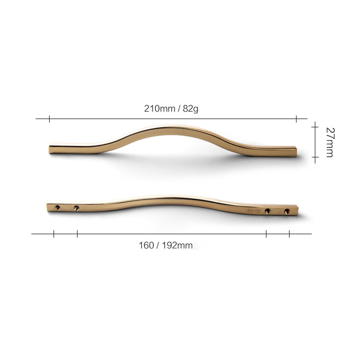 Drawer Pulls Modern Curved Arch Drawer Handles Cupboard Kitchen Cabinet Dresser Door Long Pull Hardware Zinc Alloy