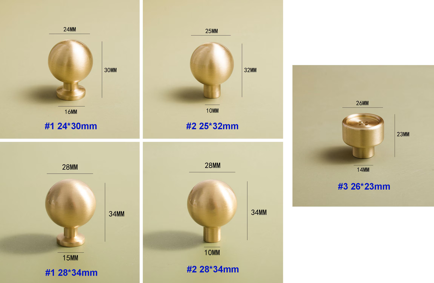 Solid Brass Drawer Pulls Modern Knobs T Bar Drawer Handles Cupboard Cabinet wardrobe Dresser Pull Hardware Handle