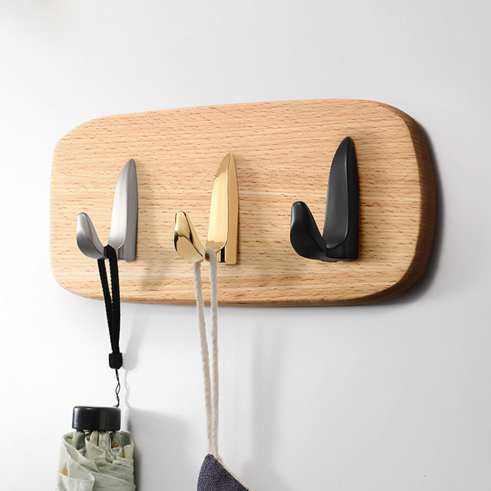 Metal Hooks Coat Wall Hook Wall-mounted Coat Hangers Racks Hooks Bathroom Towel Heavy-duty Hook Hardware