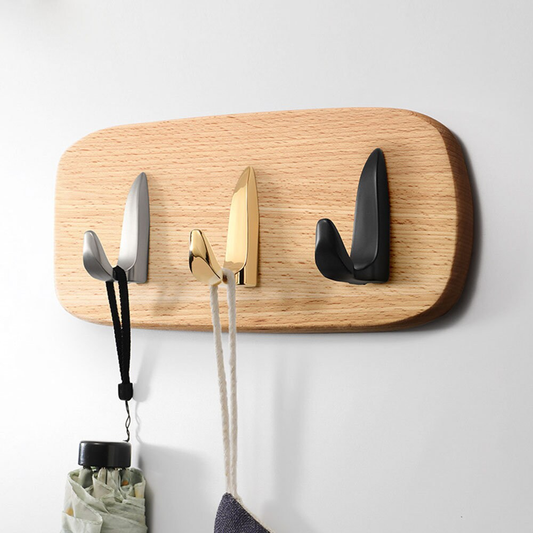 Metal Hooks Coat Wall Hook Wall-mounted Coat Hangers Racks Hooks Bathroom Towel Heavy-duty Hook Hardware