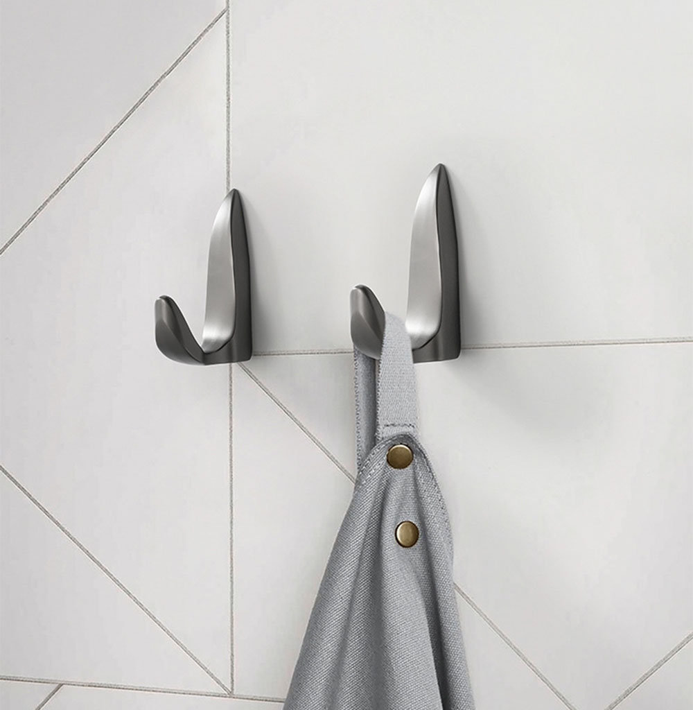 Metal Hooks Coat Wall Hook Wall-mounted Coat Hangers Racks Hooks Bathroom Towel Heavy-duty Hook Hardware