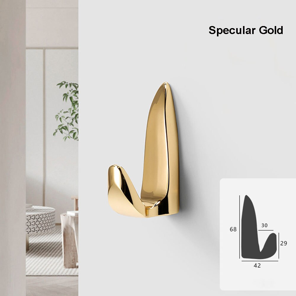 Metal Hooks Coat Wall Hook Wall-mounted Coat Hangers Racks Hooks Bathroom Towel Heavy-duty Hook Hardware