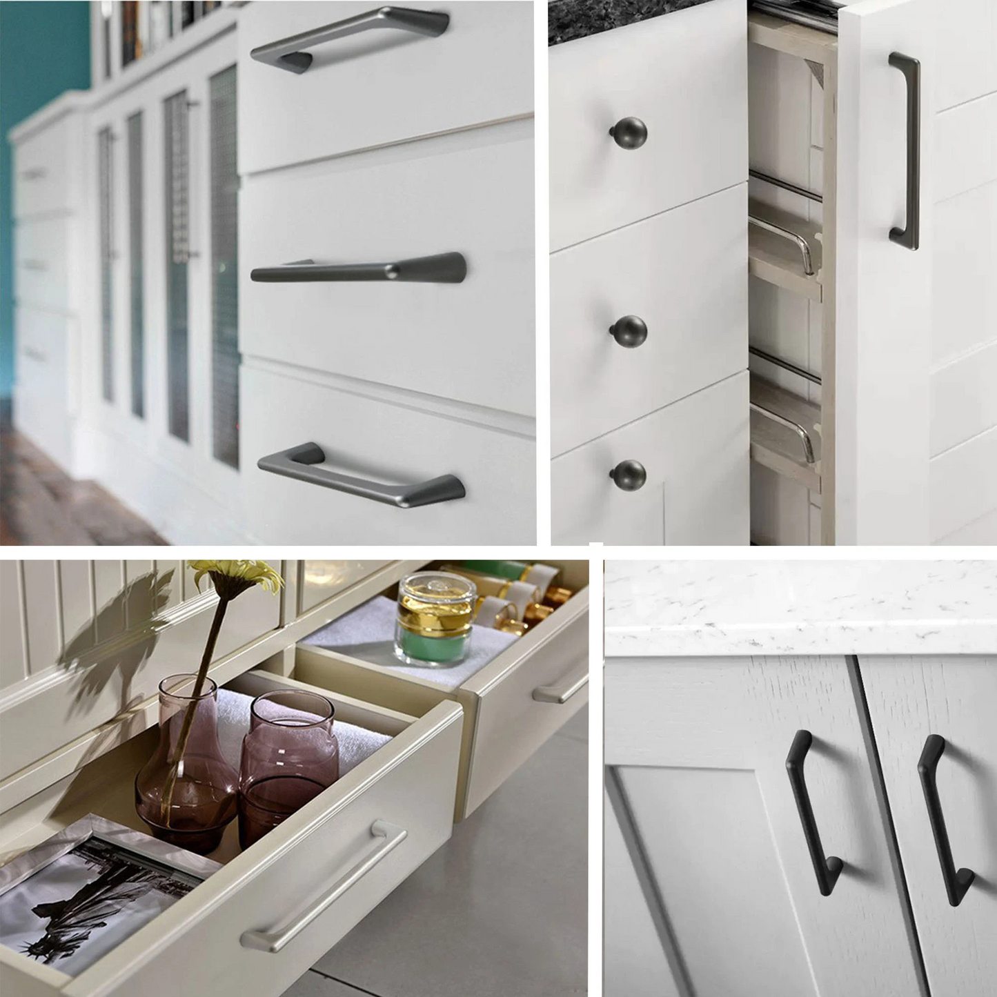 Solid Drawer Pulls Modern Knobs Bar Drawer Handles Cupboard Cabinet wardrobe Dresser Long Pull Hardware Handle Zinc Alloy