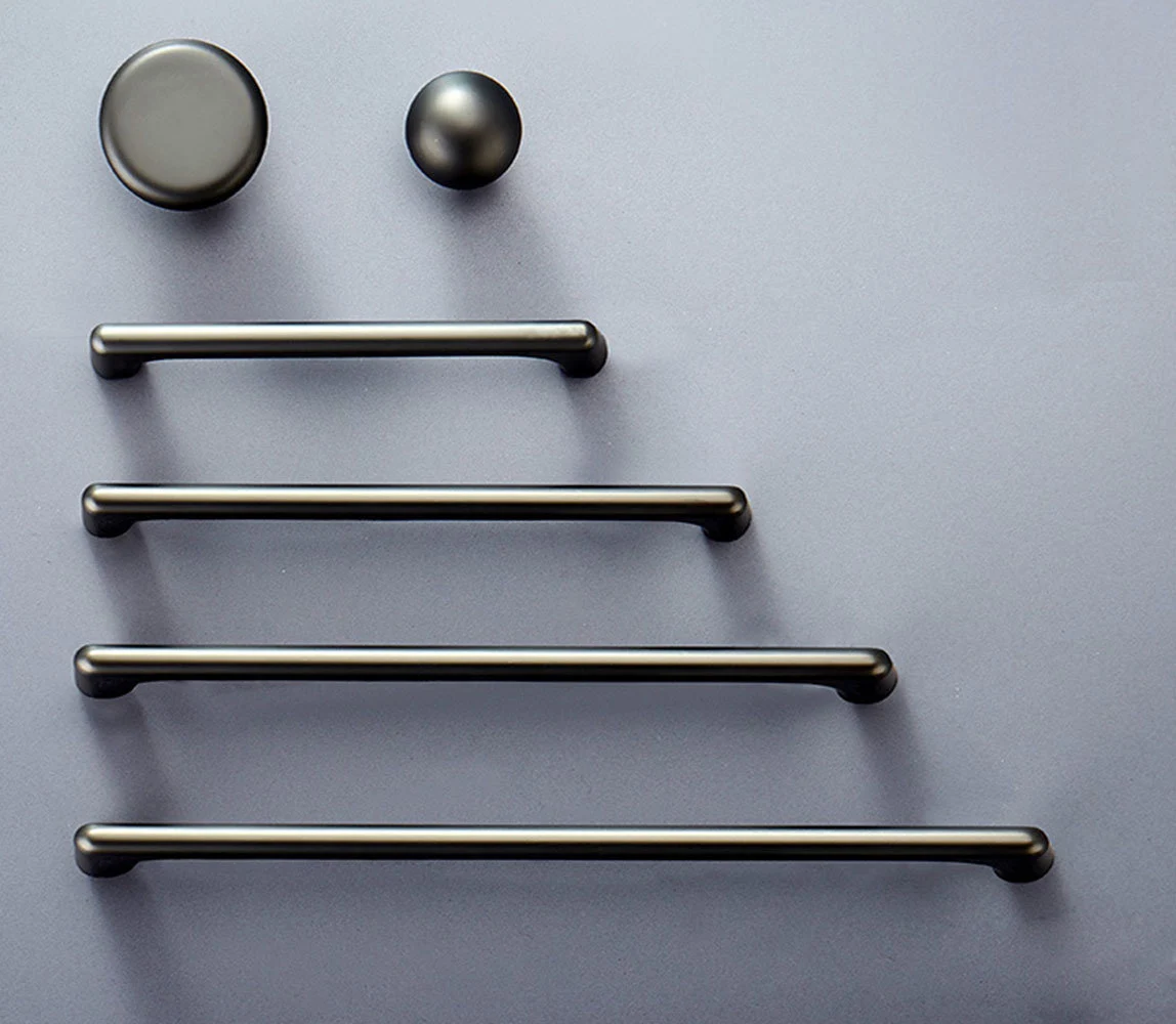 Solid Drawer Pulls Modern Knobs Bar Drawer Handles Cupboard Cabinet wardrobe Dresser Long Pull Hardware Handle Zinc Alloy