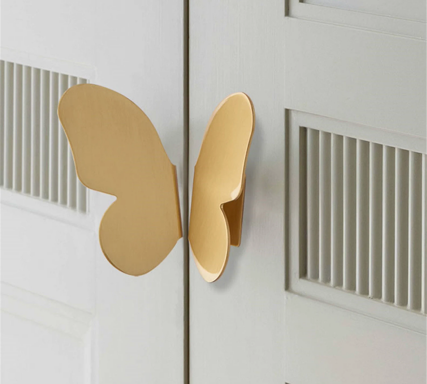 Brass Drawer Pulls Butterfly Drawer Handles Cupboard Kitchen Cabinet Dresser Knob Hardware Gold