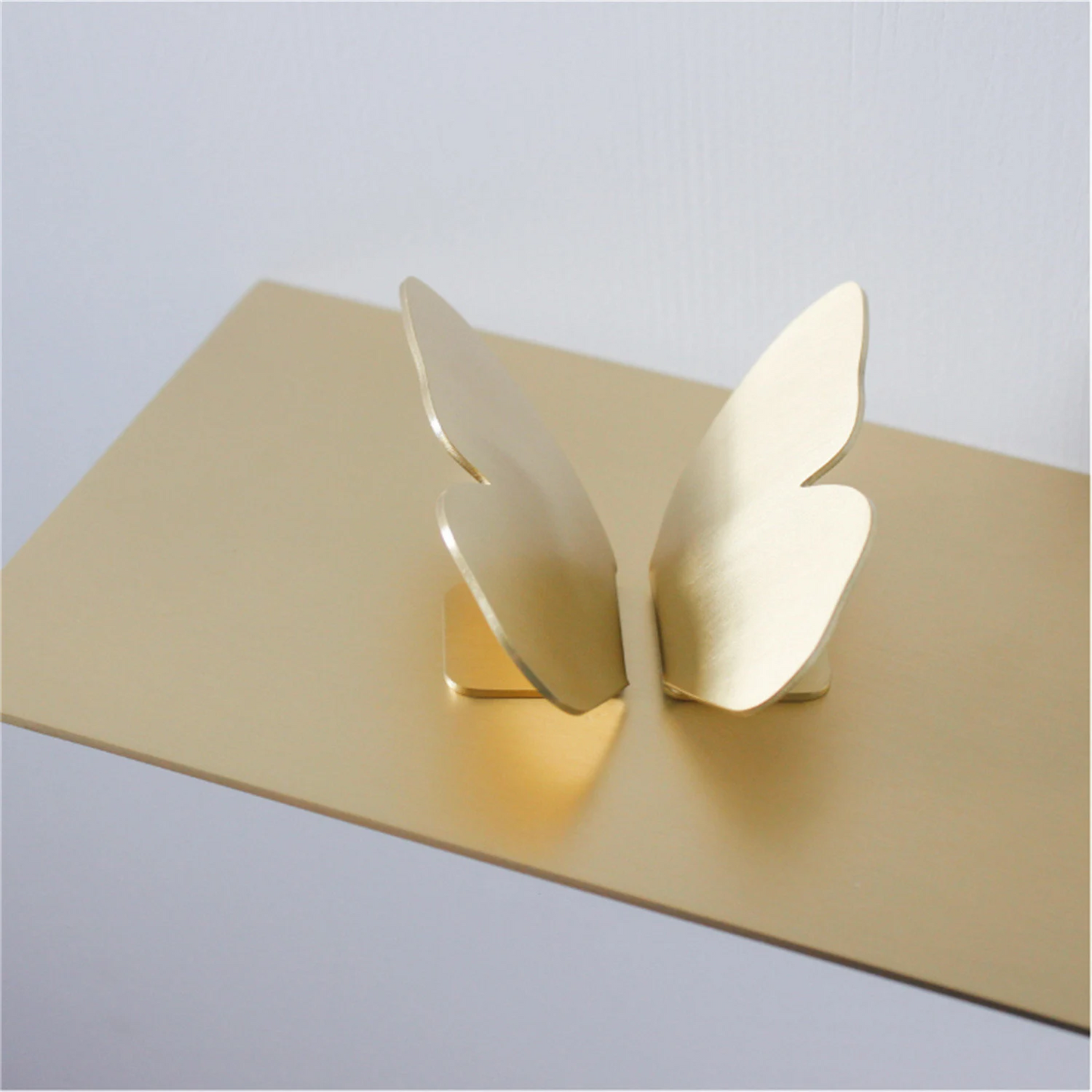 Brass Drawer Pulls Butterfly Drawer Handles Cupboard Kitchen Cabinet Dresser Knob Hardware Gold