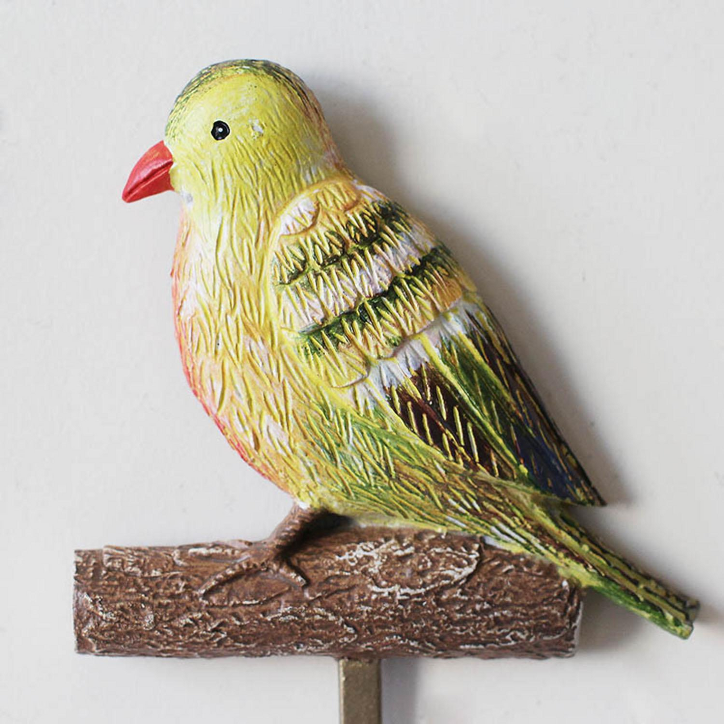 Resin Bird Hooks Wall-mounted Coat Hangers Racks Wall Hooks Bathroom Towel Scarves Keys Hook Clothes-Hook 3pcs/set