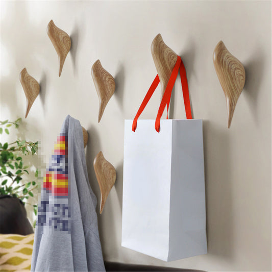 Bird Hooks Coat Wall Hook Wall-mounted Coat Hangers Racks Hooks Bathroom Towel Scarves Hook Clothes-Hook Resin