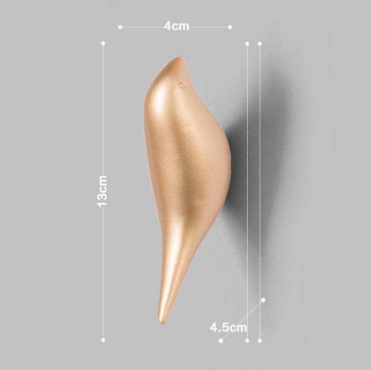 Bird Hooks Coat Wall Hook Wall-mounted Coat Hangers Racks Hooks Bathroom Towel Scarves Hook Clothes-Hook Resin