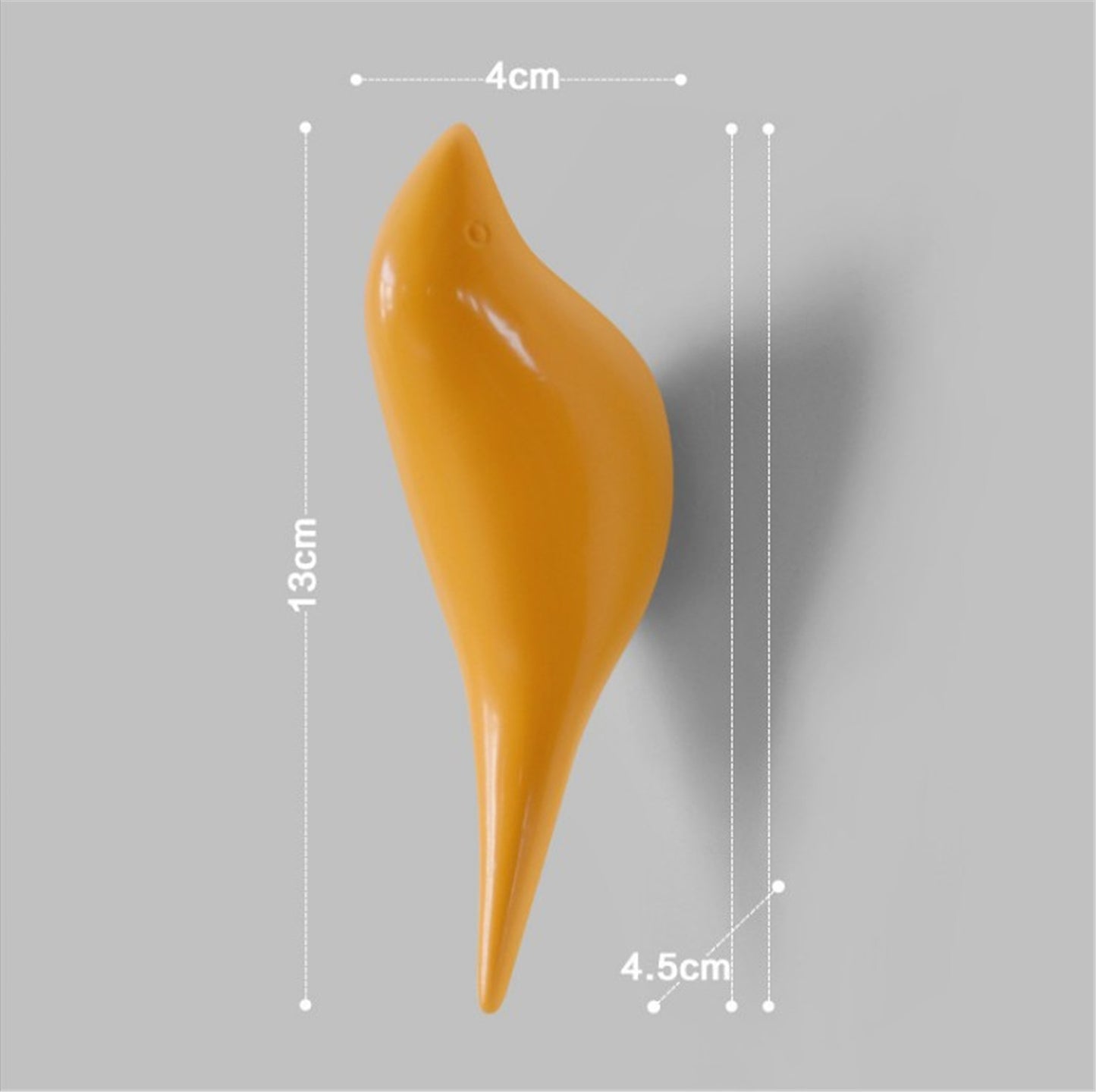 Bird Hooks Coat Wall Hook Wall-mounted Coat Hangers Racks Hooks Bathroom Towel Scarves Hook Clothes-Hook Resin