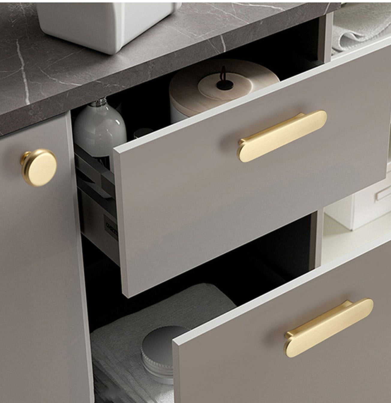 Zinc Alloy Drawer Pulls Modern Curved Arch Drawer Handles Cupboard Kitchen Cabinet Wardrobe Door Long Pull