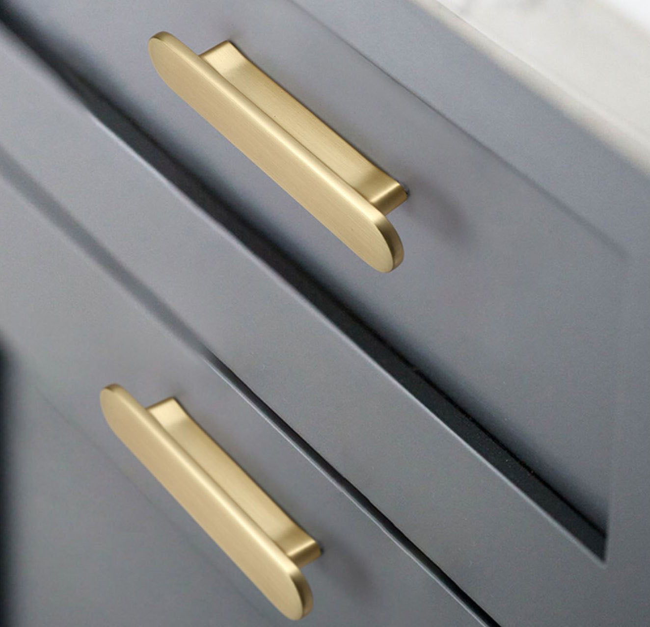 Zinc Alloy Drawer Pulls Modern Curved Arch Drawer Handles Cupboard Kitchen Cabinet Wardrobe Door Long Pull