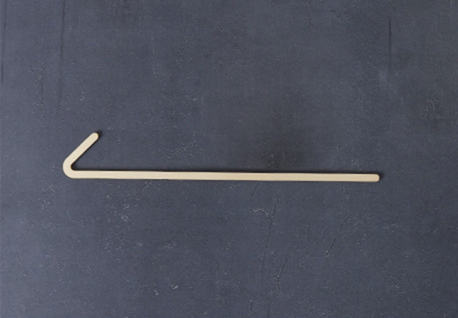 Gold Self-adhesive Brass Toilet Signage Bathroom Sign Male and Female Toilet Sign