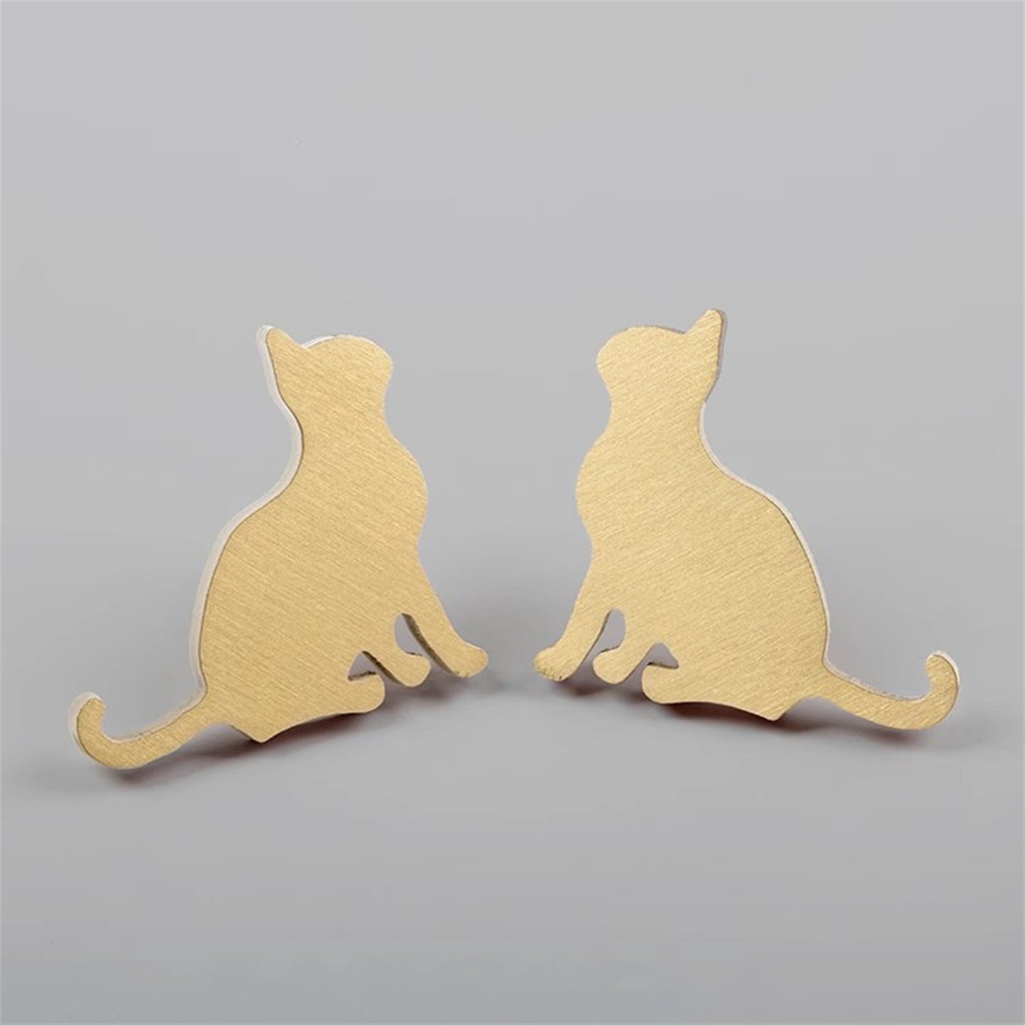 Brass Drawer Pulls Cat Modern Wardrobe Handles Cupboard Kitchen Cabinet Dresser Knob Hardware Home Decor