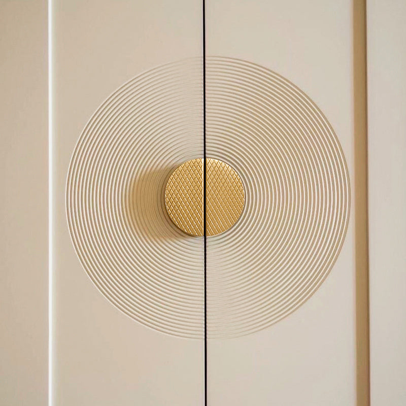 Semicircle Brass Drawer Pulls Door Handles Wardrobe Cupboard Bookcase Kitchen Cabinet Dresser Gold Pulls Modern Home Decor