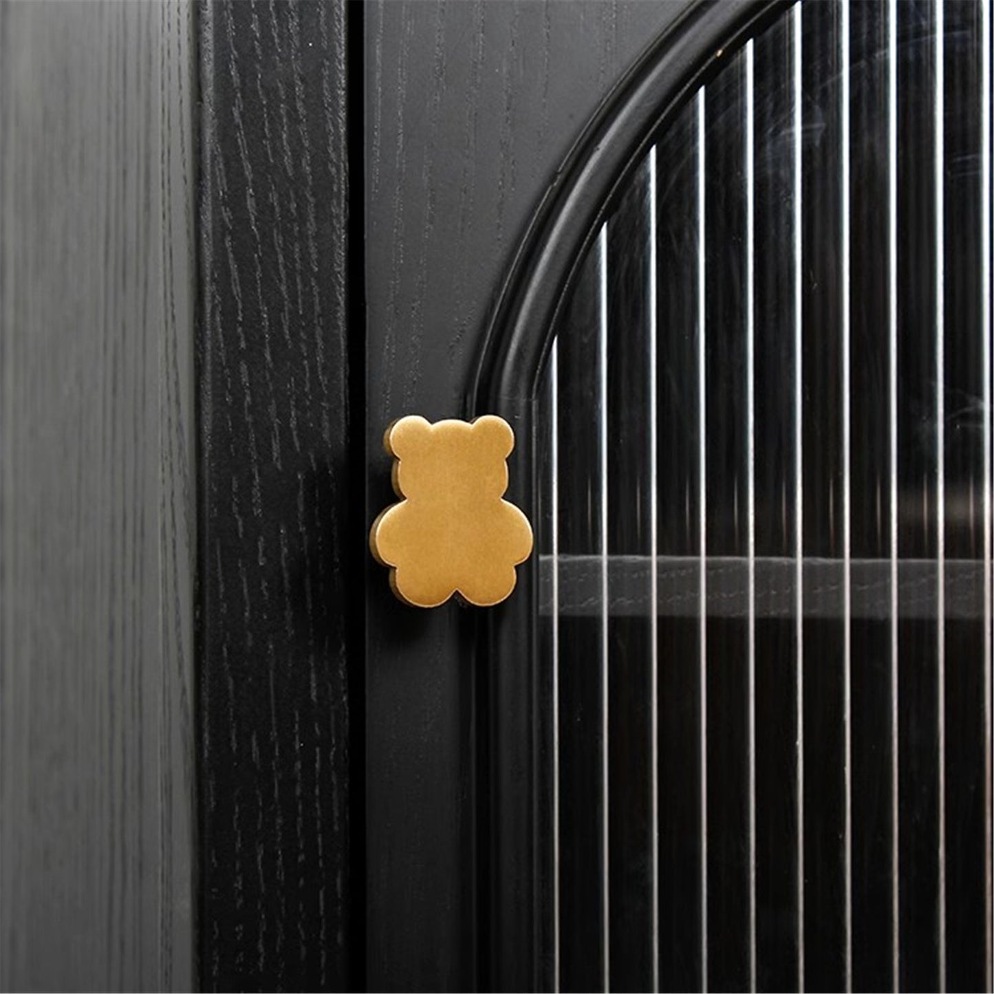 Brass Drawer Pulls Little Bear Modern Wardrobe Handles Cupboard Kitchen Cabinet Dresser Knob Hardware Home Decor