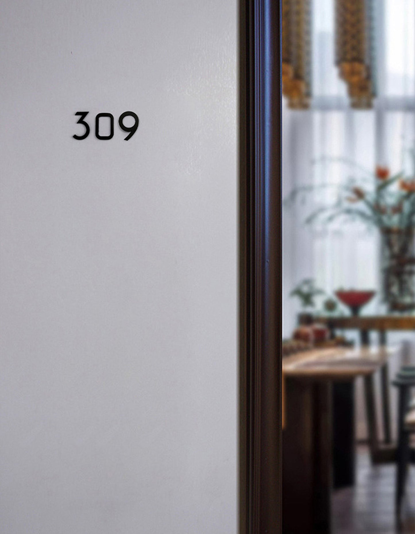 Self-adhesive Brass House Door Numbers for Address Door Mailbox Modern Golden Black House Numbers