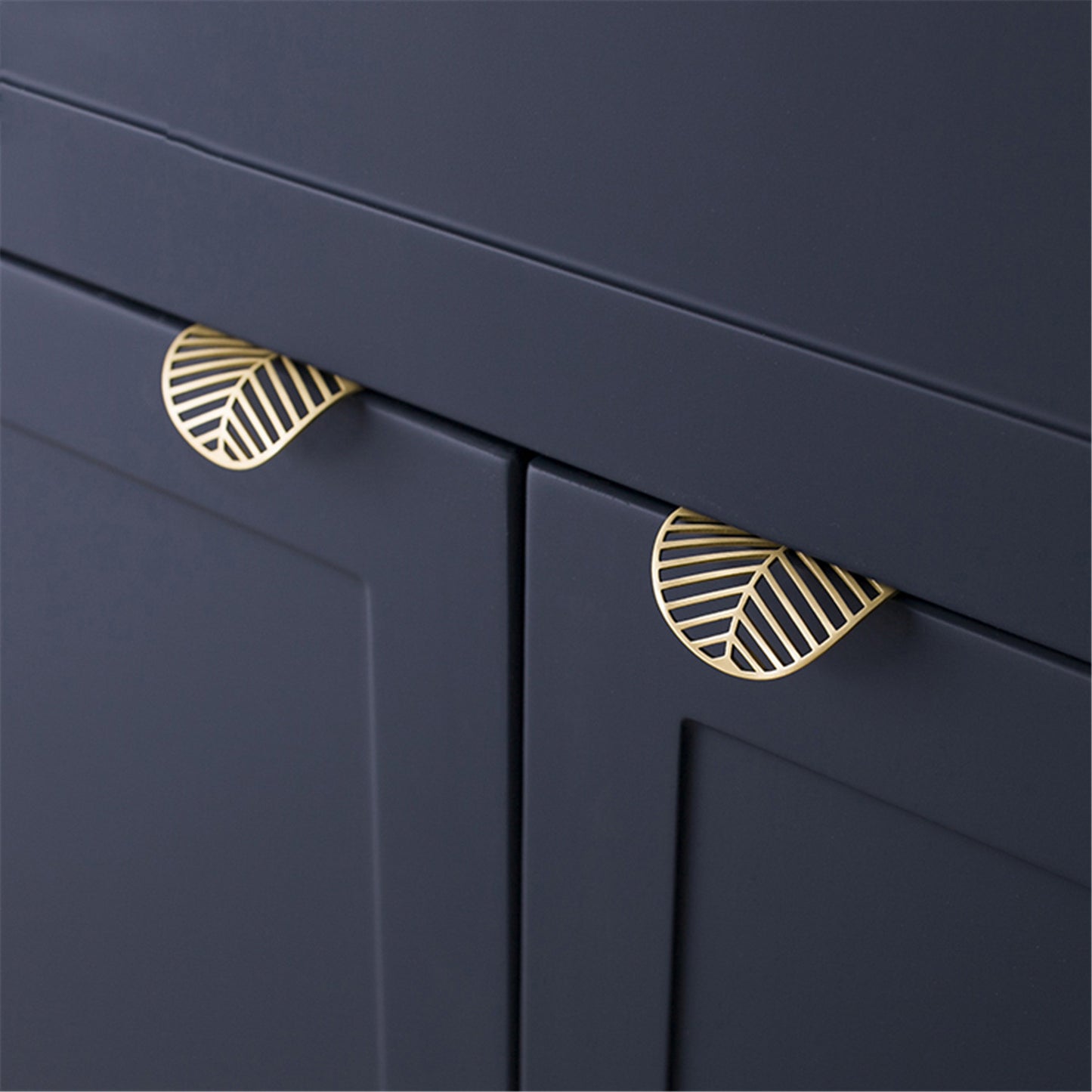 Brass Drawer Pulls Gold Hollow Leaves Drawer Handles Cupboard Kitchen Cabinet Dresser Knob Hardware Modern Home Decor