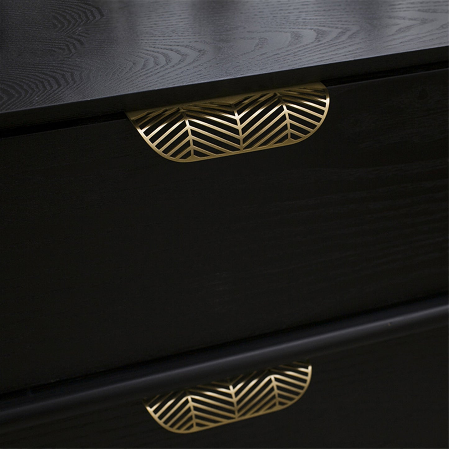 Brass Drawer Pulls Gold Hollow Leaves Drawer Handles Cupboard Kitchen Cabinet Dresser Knob Hardware Modern Home Decor