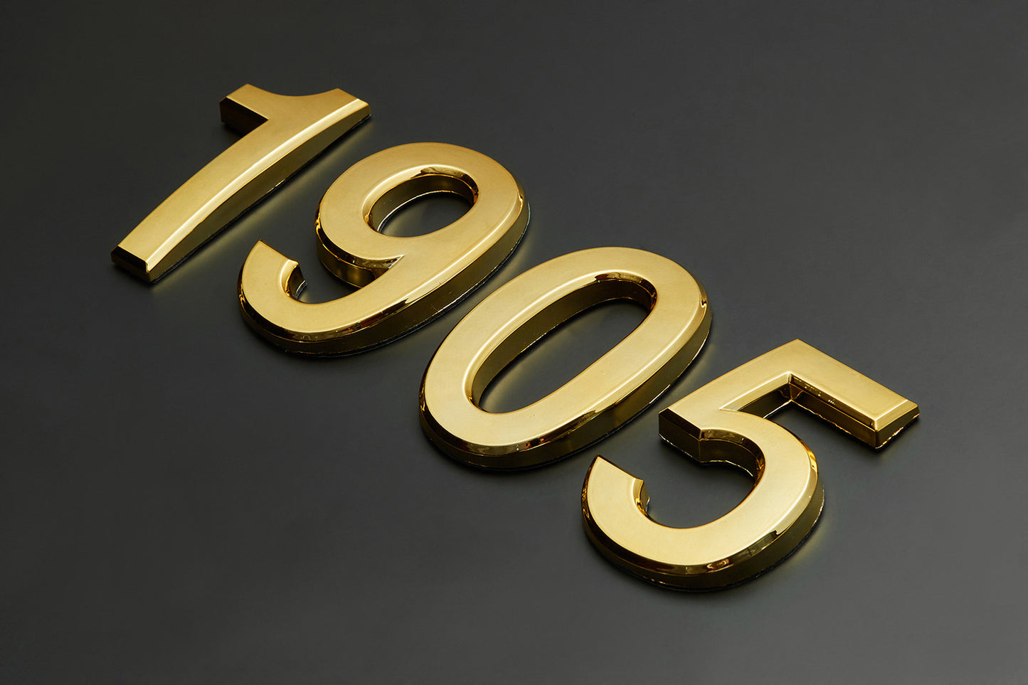 Self-adhesive Resin House Numbers Gold Symbols Alphabet for Address Door Mailbox Decor Modern House Numbers Resin 70*48*8mm