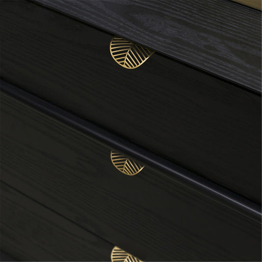 Brass Drawer Pulls Gold Hollow Leaves Drawer Handles Cupboard Kitchen Cabinet Dresser Knob Hardware Modern Home Decor