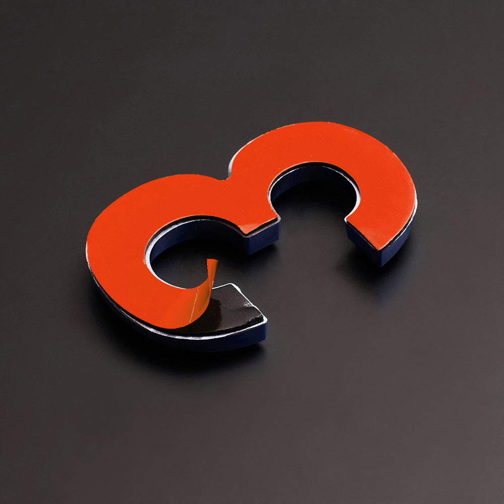 Self-adhesive Resin House Numbers Gold Symbols Alphabet for Address Door Mailbox Decor Modern House Numbers Resin 70*48*8mm