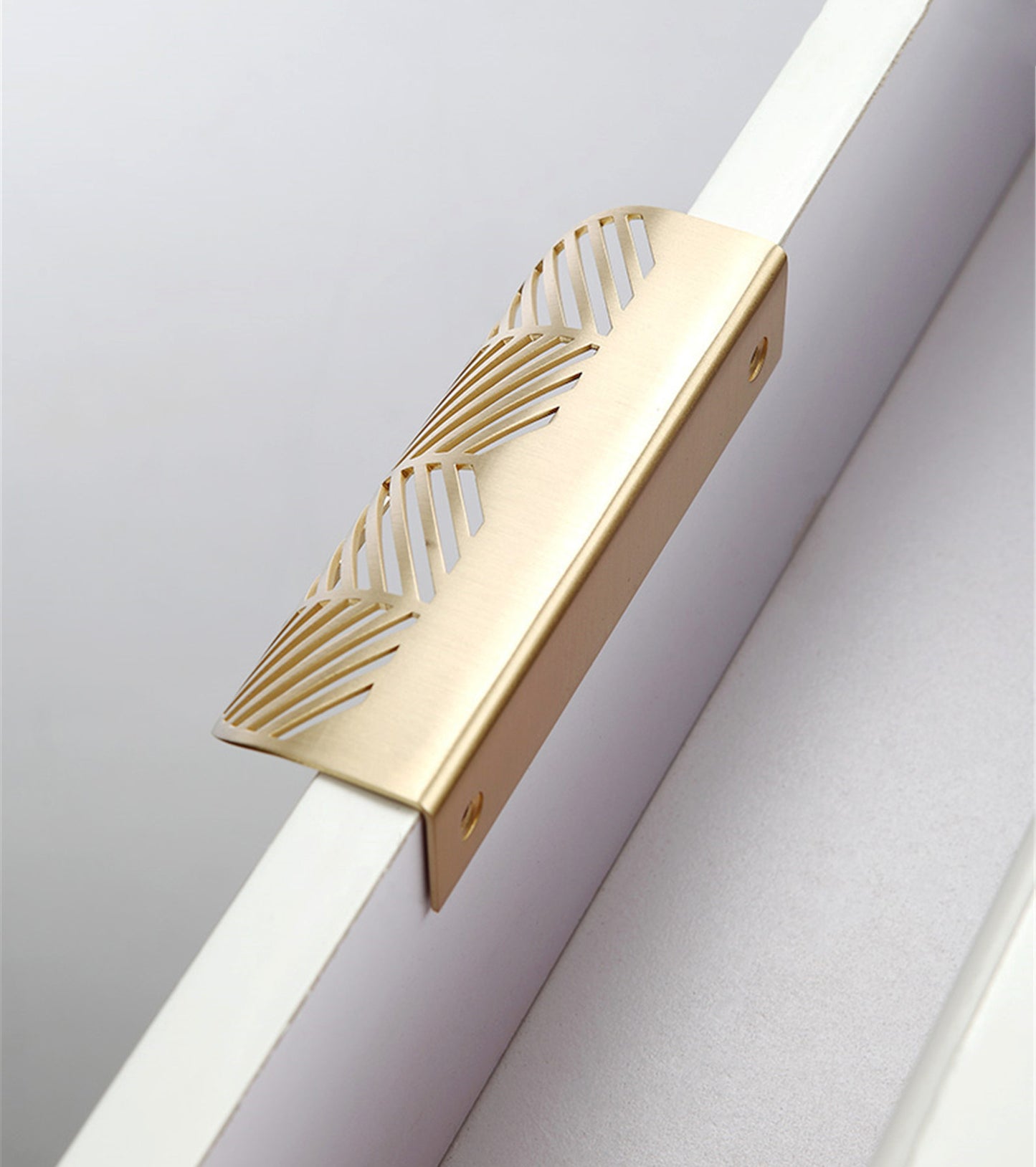 Brass Drawer Pulls Gold Hollow Leaves Drawer Handles Cupboard Kitchen Cabinet Dresser Knob Hardware Modern Home Decor