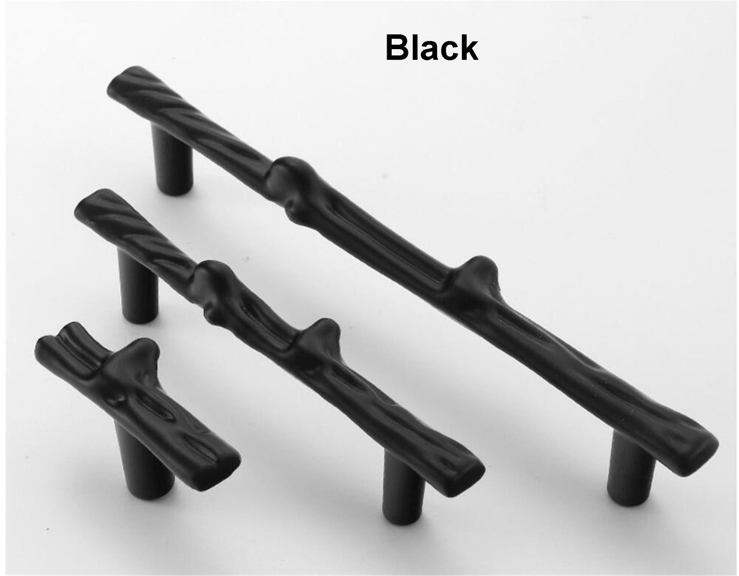 Drawer Pulls Modern T Knobs Bar Door Handles Cupboard Kitchen Cabinet Dresser Long Pull Hardware Gold Silver Black Bronze