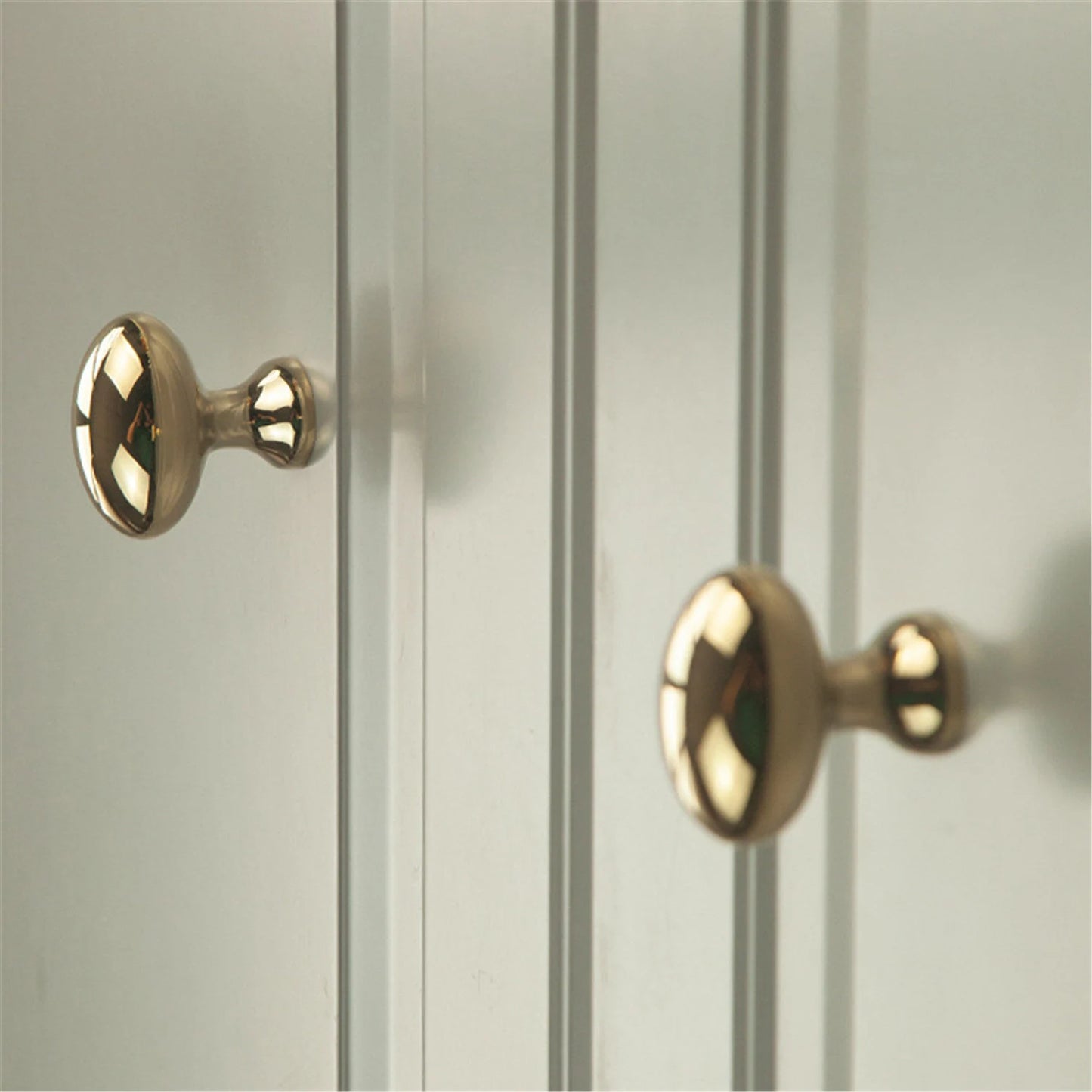 Solid Brass Drawer Knob Pulls Modern Door Handles Cupboard Cabinet Wardrobe Door Dresser Knob Gold Home Decor