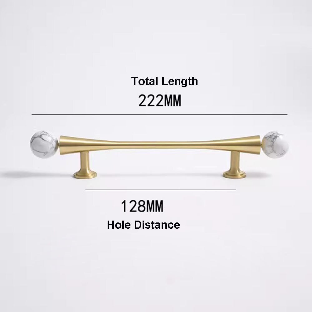 Brass Drawer Pulls Crystal Door Handles Cupboard Kitchen Cabinet Dresser Wardrobe Door Long Pull