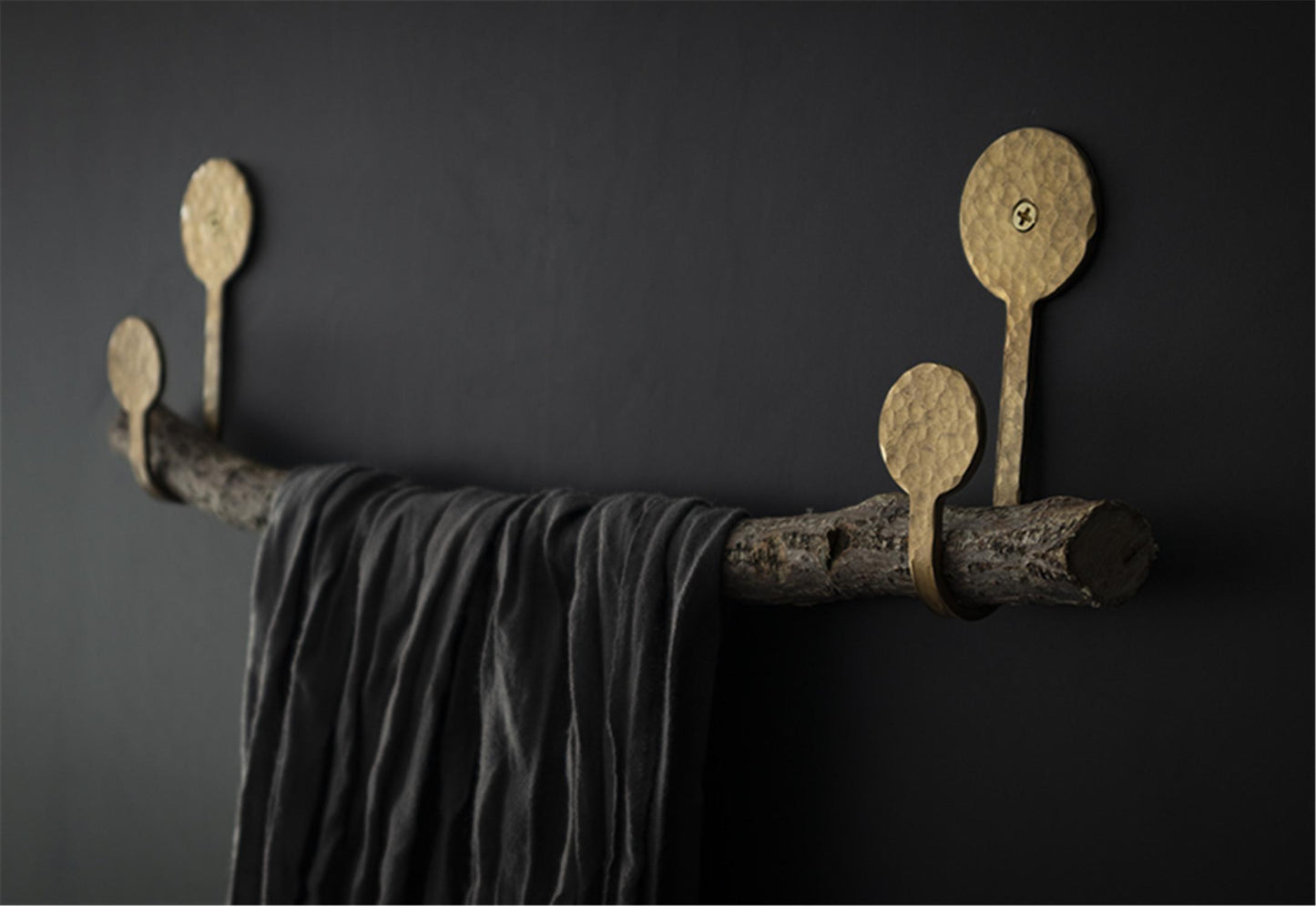 Brass Hooks Coat Keys Wall Hook Wall-mounted Coat Hangers Racks Hooks Bathroom Scarves Hook Hardware