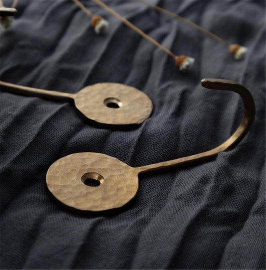 Brass Hooks Coat Keys Wall Hook Wall-mounted Coat Hangers Racks Hooks Bathroom Scarves Hook Hardware